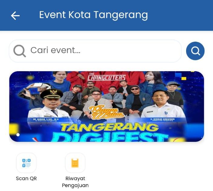 Tangerang Live Hadirkan Fitur Event, Info Kegiatan di Genggaman