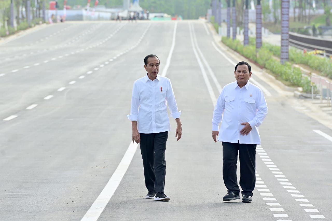 Tinjau IKN Bareng Jokowi, Prabowo Optimis 5 Tahun Lagi Berfungsi Optimal