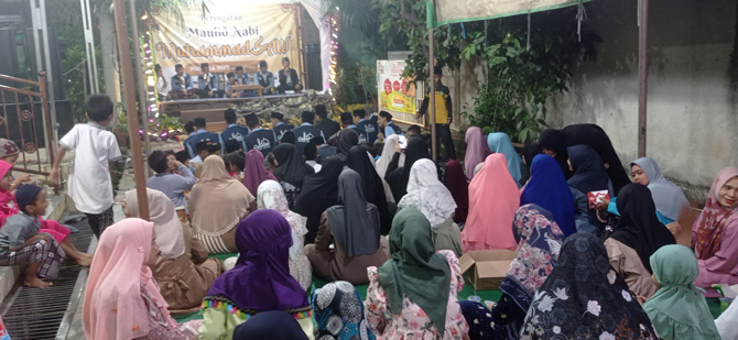 Perayaan Maulid Nabi di Musala Miftahul Jannah Berlangsung Sederhana dan Meriah