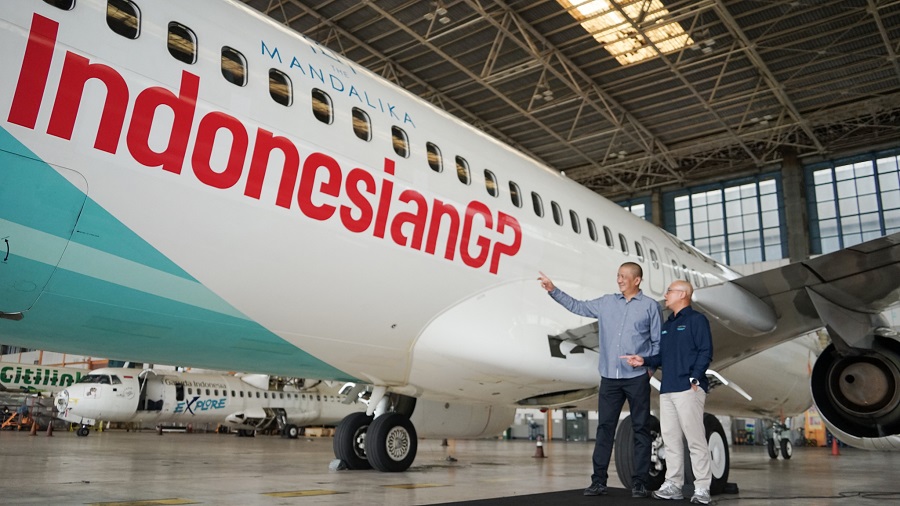 Garuda Indonesia Resmi Jadi Official Airline MotoGP™ Mandalika 2024