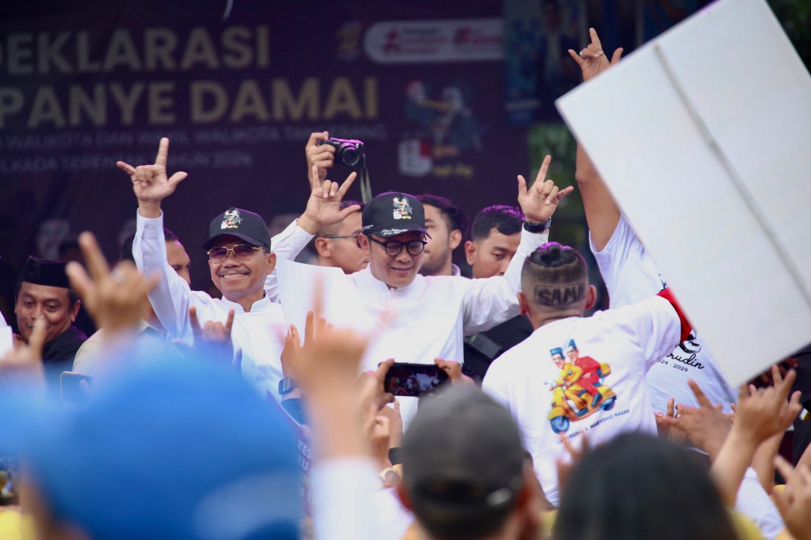 Sachrudin-Maryono Ikuti Deklarasi Kampanye Damai Pilkada 2024, Ini Pesannya