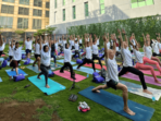 Celebrity Fitness Gelar Yoga Outdoor di Grand Shamaya Surabaya