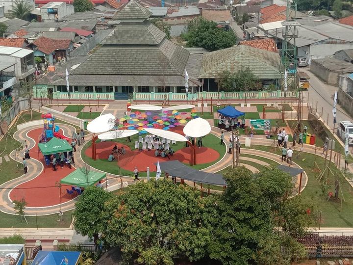 Taman Kedaung, Dulu Kumuh Kini jadi Ruang Terbuka Publik yang Keren!