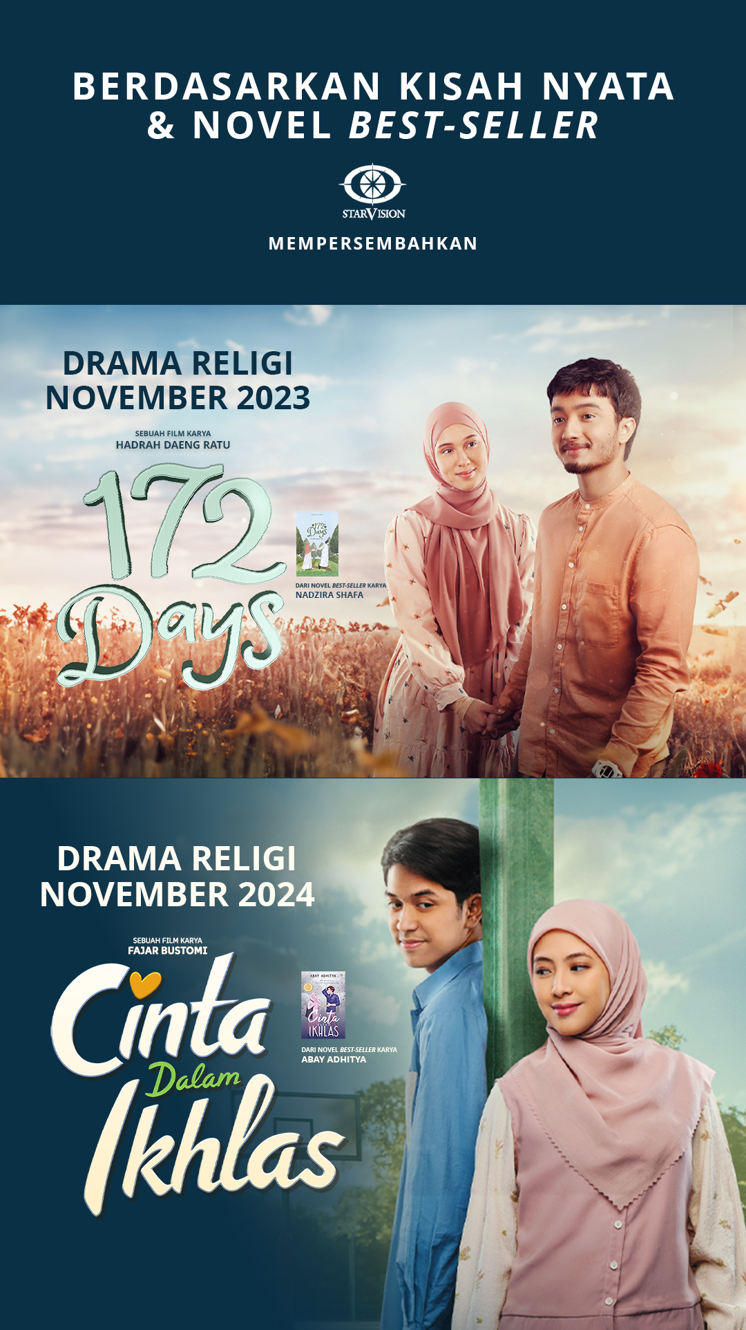 Starvision Siap Luncurkan Film Religi "Cinta dalam Ikhlas" pada November 2024