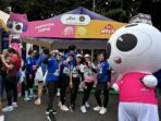 Aice Mochi Banana dan Peach Meriahkan Jakarta Running Festival 2024