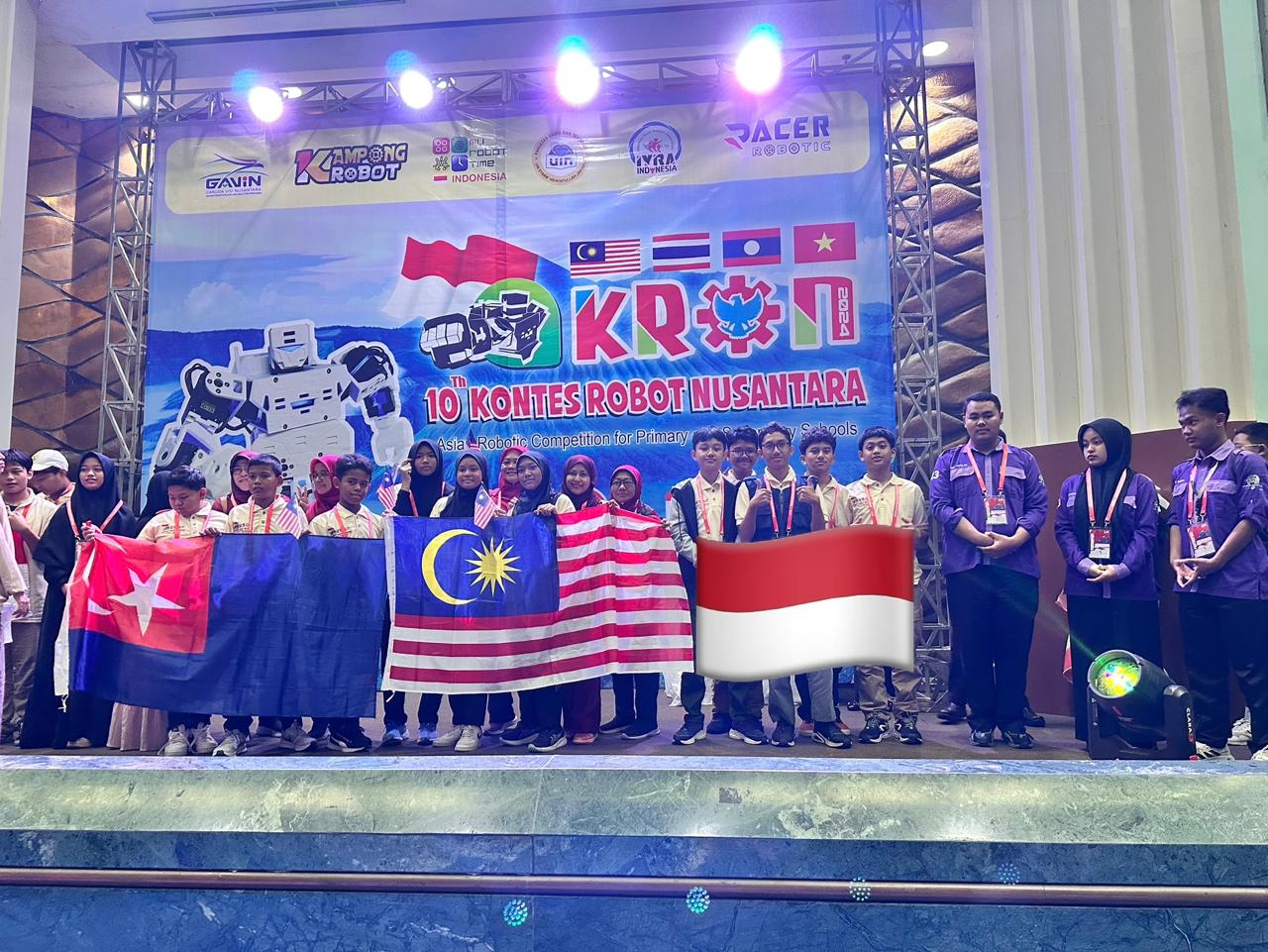 Robotik MTsN 1 Tangsel Unggul di KRON 2024, Sabet 3 Emas