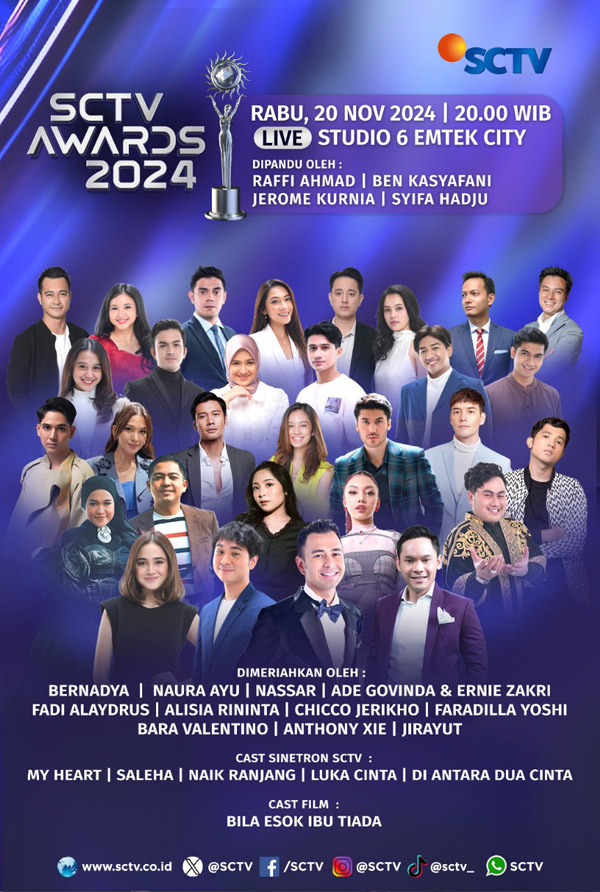 “The Battle of Love” SCTV Awards 2024, Tampilkan Aksi Seru Sederet Artis Ternama