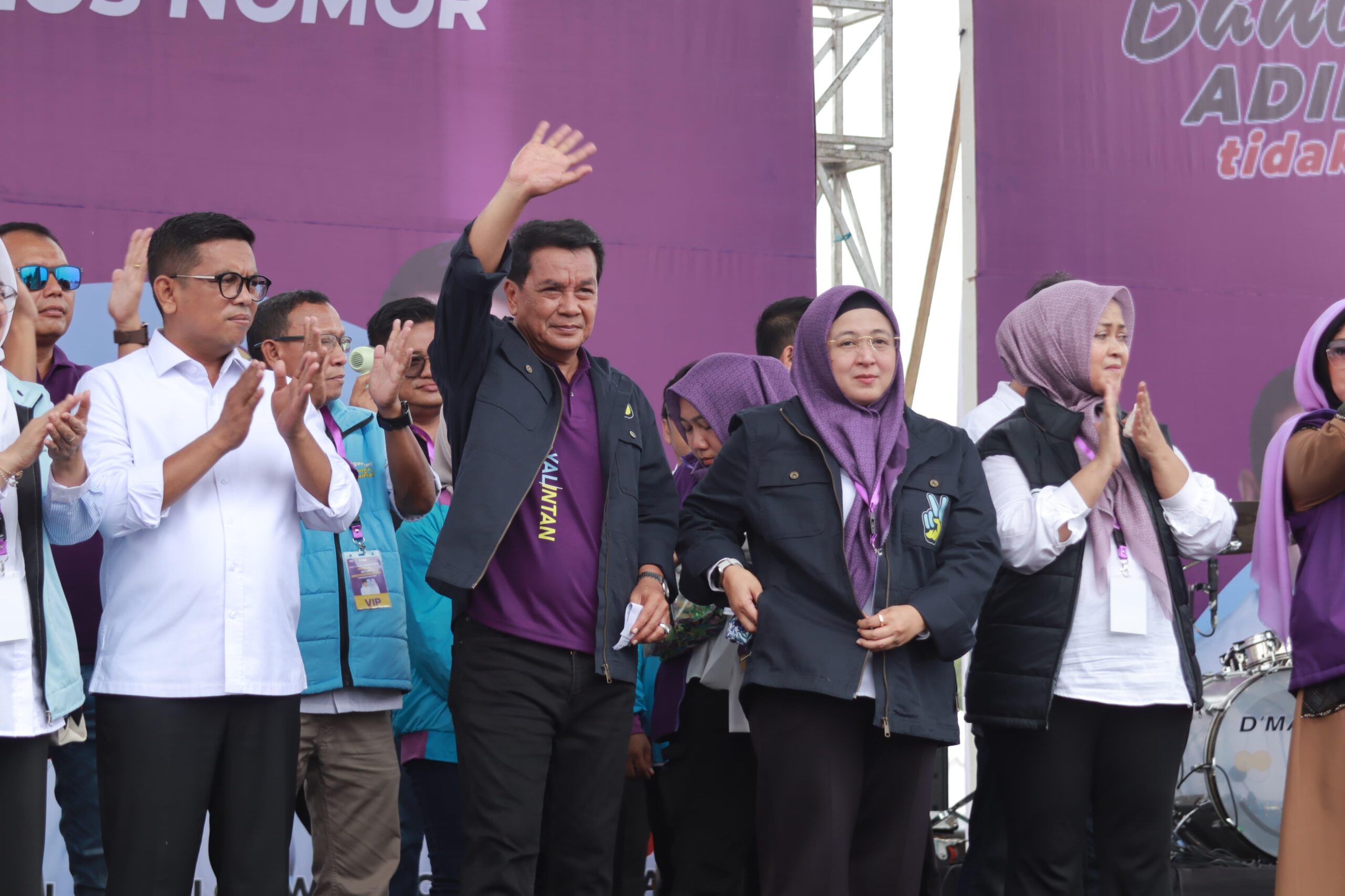 Calon Bupati-Wakil Bupati Tangerang nomor urut 02, Moch. Maesyal Rasyid dan Intan Nurul Hikmah. Dok.