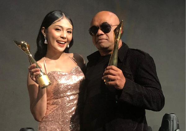 Lagu "Saos Padang" Karya Kohar Kahler Terpilih Sebagai Lagu Dangdut Electro Paling Di Hati di Anugerah Dangdut Indonesia MNCTV 2024