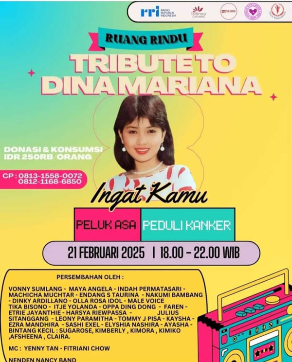 Konser  Ingat Kamu-Tribute to Dina Mariana (Support for Women Dealing with Cancer