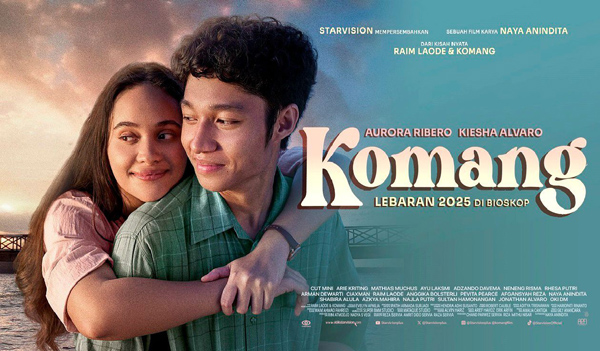 Film "KOMANG", yang diadaptasi dari lagu populer Raim Laode, akan tayang di bioskop Indonesia pada Lebaran 2025.