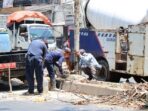 Tim PJU Kota Tangerang Respons Cepat Perbaiki Tiang Roboh di Jalan Suryadarma Selapajang